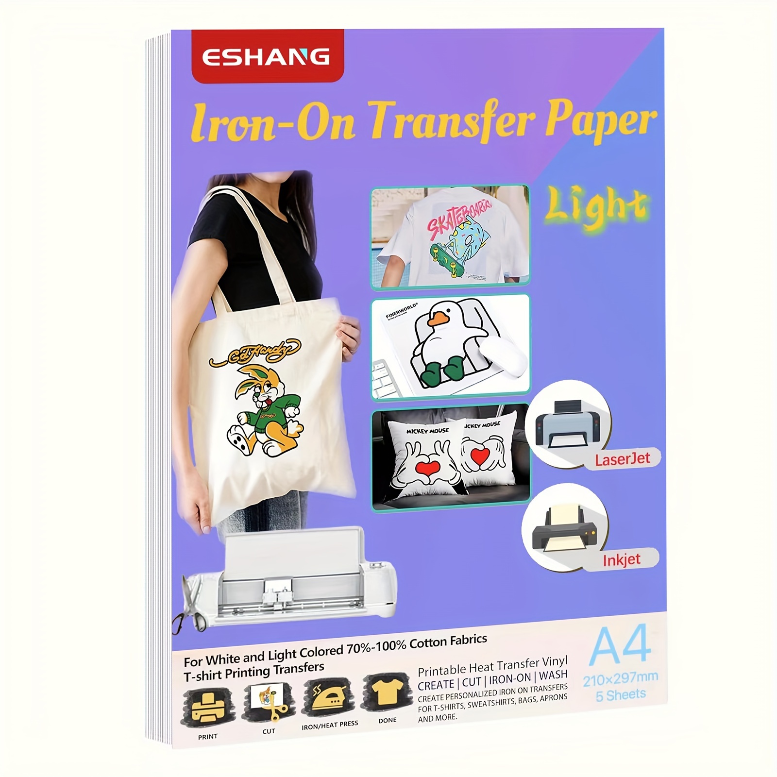 A4 사이즈 열전사 용지 라이트 패브릭용 5장 인쇄 가 - Commercial Fabric Printing Machine 리뷰 및 가격