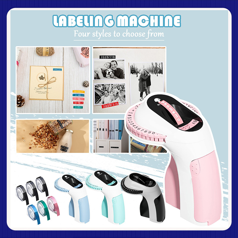 3D 라벨 프린터 엠보싱 라벨 테이프 수동 라벨러 타자 - Label Maker 리뷰 및 가격