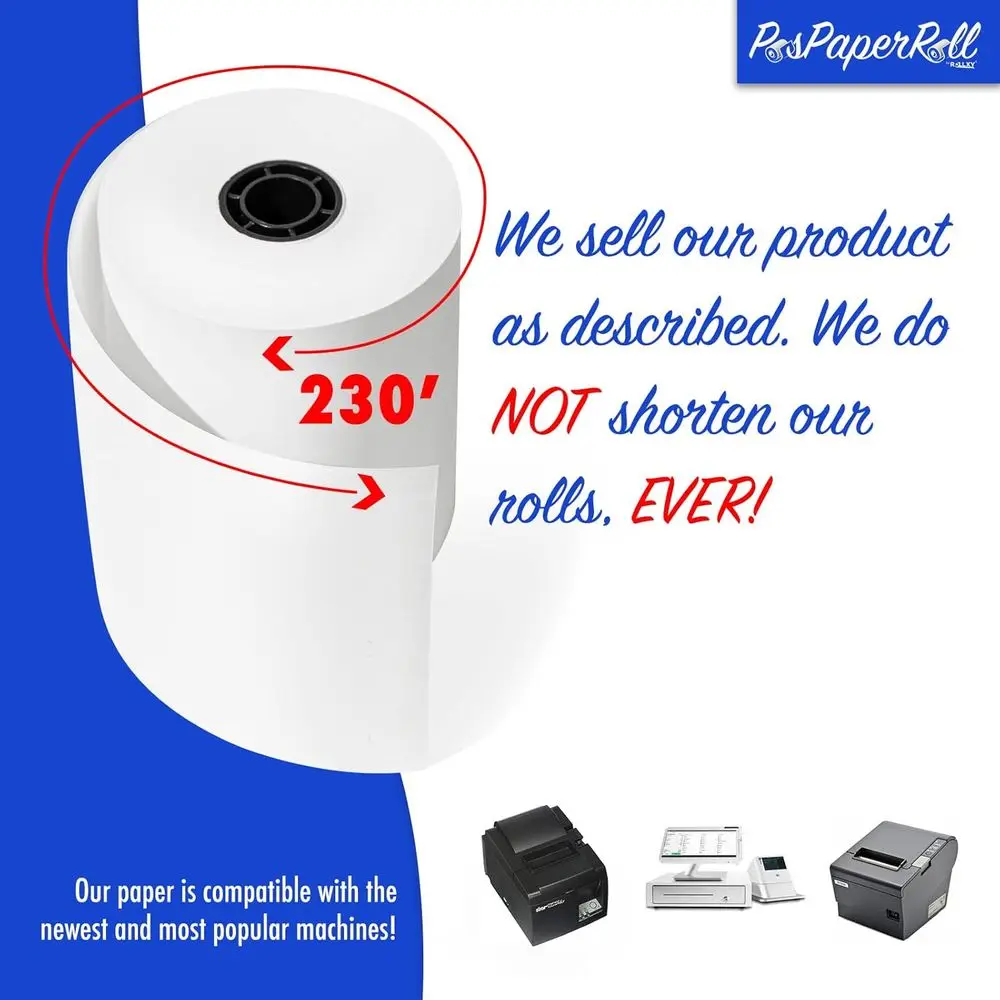 3 1/8 x 230mm 감열지 롤 - 50 GSM,  - Thermal Printer 리뷰 및 가격