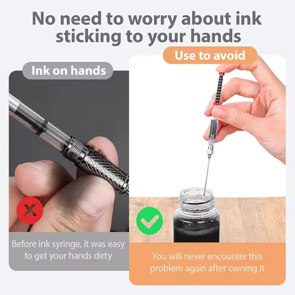 1-10개 분수펜 잉크 충전기 잉크 펜 주사기 흡입기구 - Ink Cartridge 리뷰 및 가격